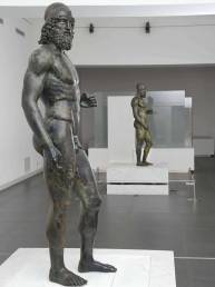 Bronzi di Riace conservati al Museo Archeologico di Reggio Calabria